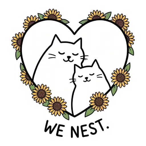 funny, cat, love, romantic, love you, WhatsApp, sticker, valentine (5)